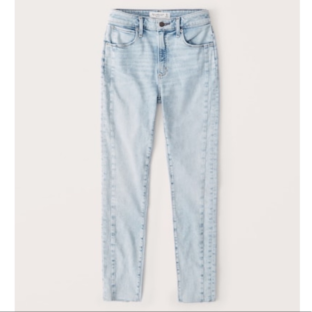 Abercrombie and Fitch Curve Love Super High Rise Skinny Ankle Jean